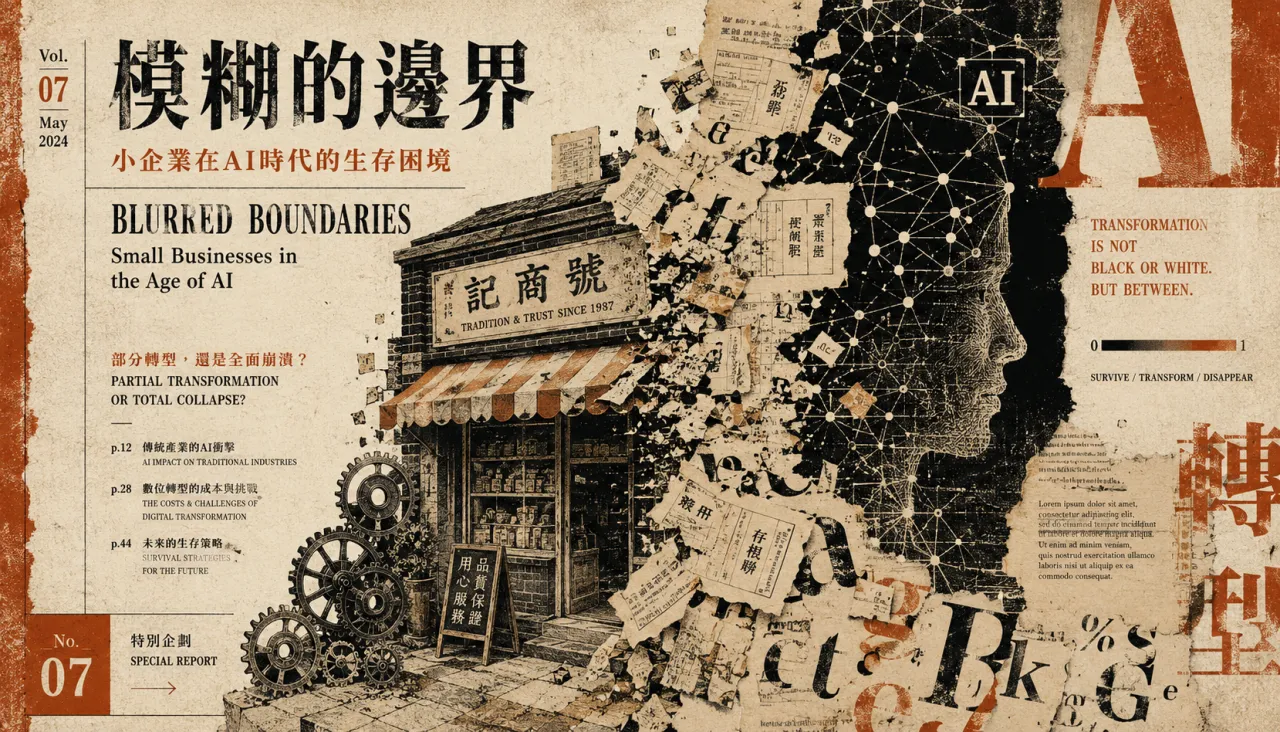 当 AI 让边界消失:为什么我劝中小老板别再做 "AI 全面转型"。