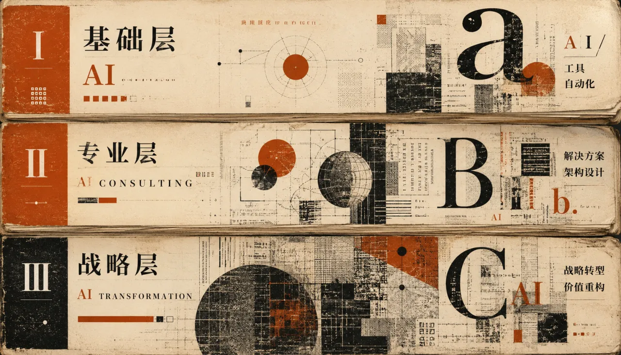 国内 AI 咨询市场的三层结构，和它的天花板。